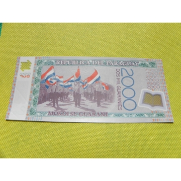 bankovka 2 000 guaranies 2028 - polymer 