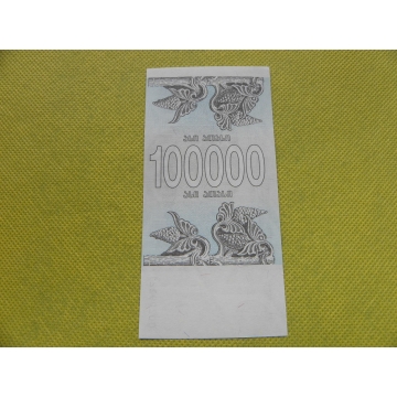 bankovka 100 000 kuponi (laris) 1994