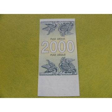 bankovka 2 000 kuponi (laris) 1993