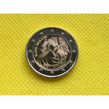 2 euro mince sběratelské Estonsko 2022 - Ukrajina - UNC