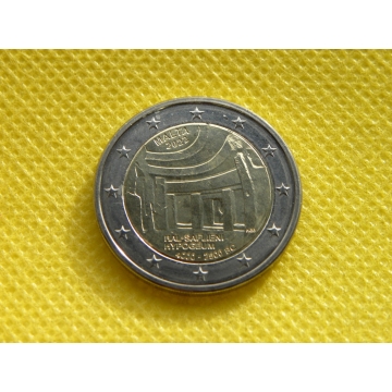 2 euro mince sběratelské Malta 2022 - Hypogeum - UNC 