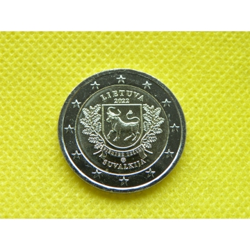 2 euro mince sběratelské Litva 2022 - Suvalkija - UNC