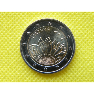 2 euro mince sběratelské Litva 2023 - Ukrajina - UNC