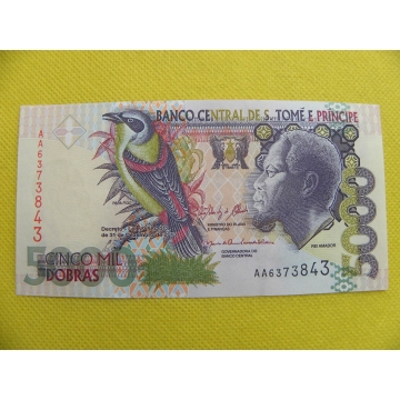 bankovka 5000 dobras - Saint Thomas a Prince 2013 /UNC