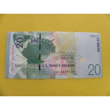 bankovka 20 dobras - Saint Thomas a Prince 2016 /UNC