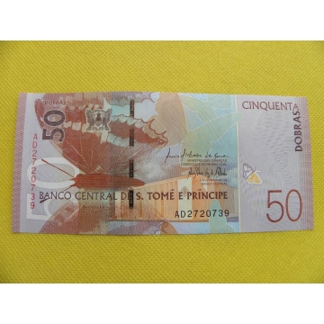 bankovka 50 dobras - Saint Thomas a Prince 2016 /UNC
