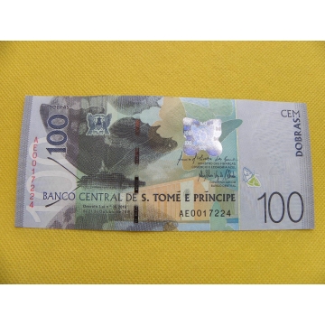 bankovka 100 dobras - Saint Thomas a Prince 2016 /UNC