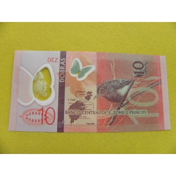 bankovka 10 dobras - Saint Thomas a Prince 2016 /UNC-polymer
