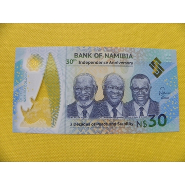 bankovka 30 dollars - Namibia 2020 výroční /UNC - polymer