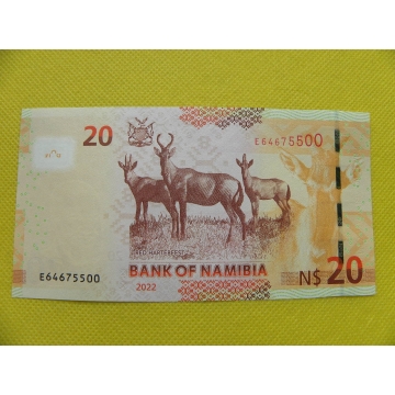 bankovka 20 dollars - Namibia 2022/UNC
