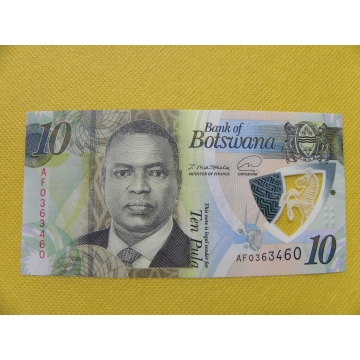 bankovka 10 pula - Botswana 2020 /UNC - polymer