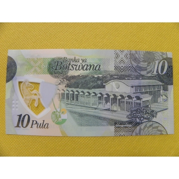 bankovka 10 pula - Botswana 2020 /UNC - polymer
