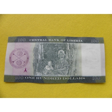 bankovka 100 dollars - Libérie 2022 /UNC