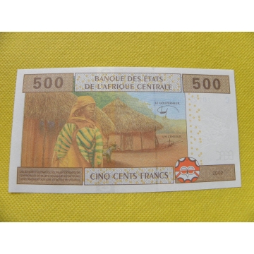 bankovka 500 franků CFA/2002 