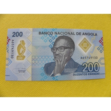 bankovka 200 kwanzas Angola 2020 /UNC - polymer
