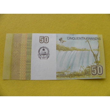 bankovka 50 angolských kwanzas/2012