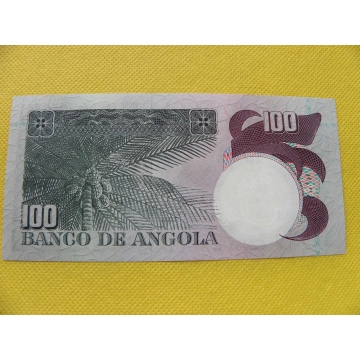 bankovka 100 escudos Angola 1973/UNC