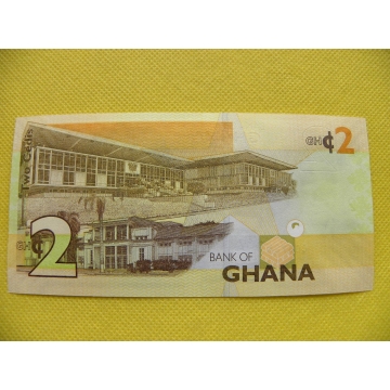 bankovka 2 cedi Ghana 2015 /UNC