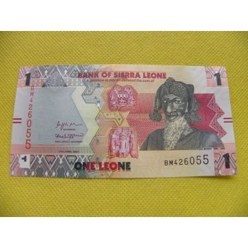 bankovka 1 leone Siera Leone 2022/UNC
