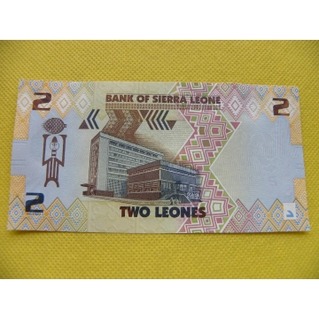 bankovka 2 leones Siera Leone 2022/UNC