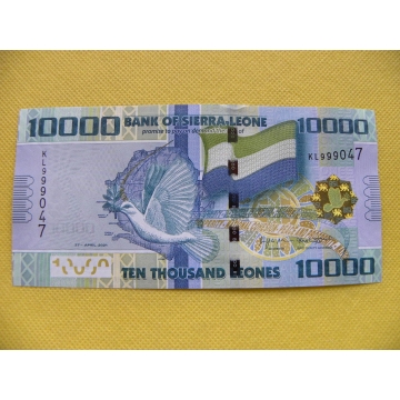 bankovka 10000 Leones Sierra Leone 2021 /UNC