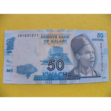 bankovka 50 kwacha 2012 Malawi UNC