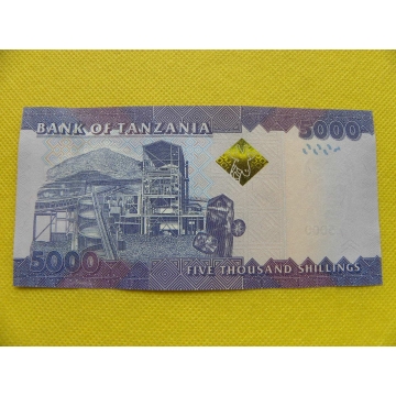 bankovka 5000 šilinků Tanzania 2020 /UNC