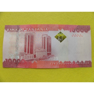 bankovka 10000 šilinků Tanzania 2020 /UNC