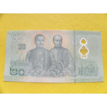 bankovka 20 bath Thajsko 2022 polymer /UNC