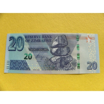 bankovka 20 dollars - Zimbabwe 2020 /UNC