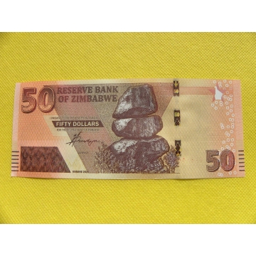 bankovka 50 dollars Zimbabwe 2020 /UNC
