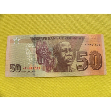 bankovka 50 dollars Zimbabwe 2020 /UNC