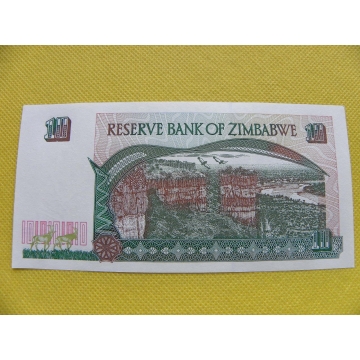 bankovka 10 dollars Zimbabwe 1997 /UNC