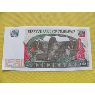 bankovka 50 dollars Zimbabwe 1994 /UNC