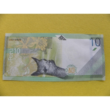 bankovka 10 soles Peru 2019 /UNC