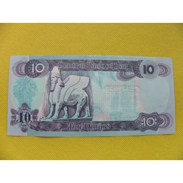 bankovka 10 dinard Irák 1992 /unc