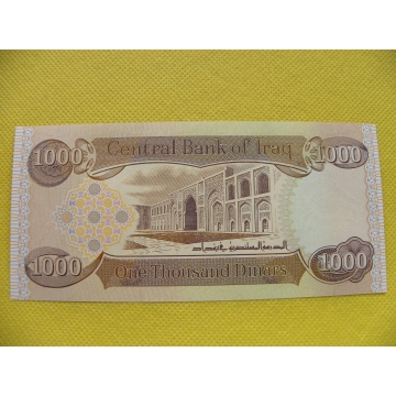 bankovka 1000 dinars Irák 2018 /UNC