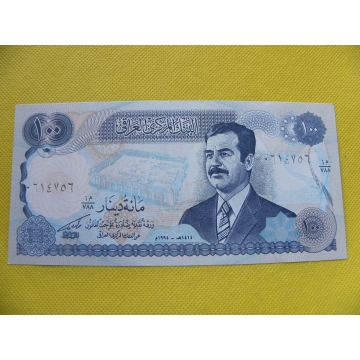 bankovka 100 dinars Irák 1994 /UNC