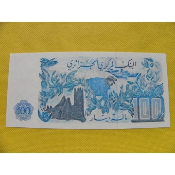 bankovka 100 dinars Alžír 1981 /UNC