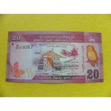 bankovka 20 rupees Srí Lanka 2010 /UNC