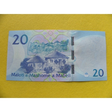 bankovka 20 maloti Lesotho 2021 /UNC