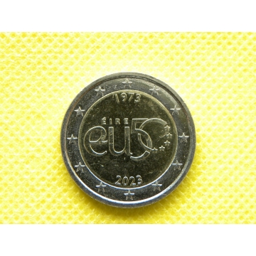 2 euro mince sběratelské Irsko 2023 - 50 let vstupu do EU - UNC
