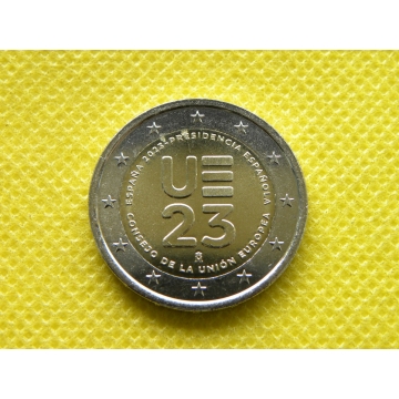 2 euro mince sběratelské Španělsko 2023 - Rada EU - UNC