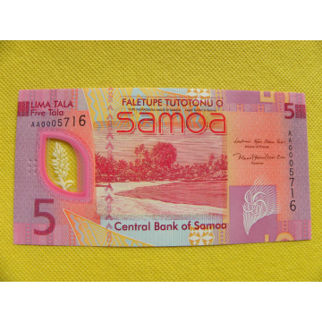 bankovka 5 tala Samoa...