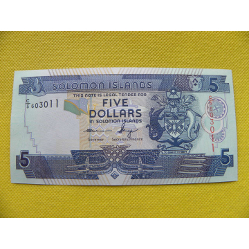 bankovka 5 dollars...