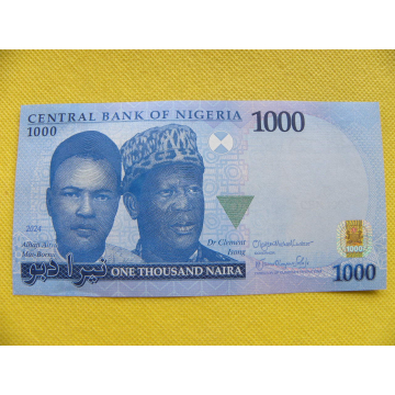 bankovka 1000 naira Nigérie...