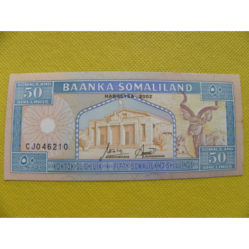 bankovka 50 shillings...