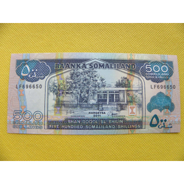bankovka 500 shillings...