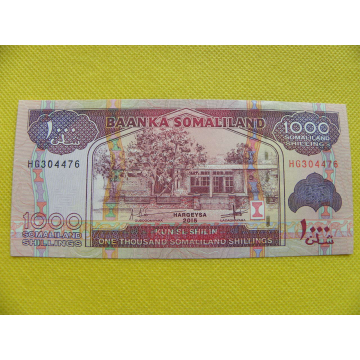 bankovka 1000 shillings...