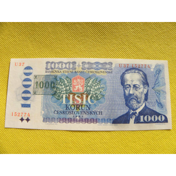 1000.- Kčs/1985 kolek 1993...